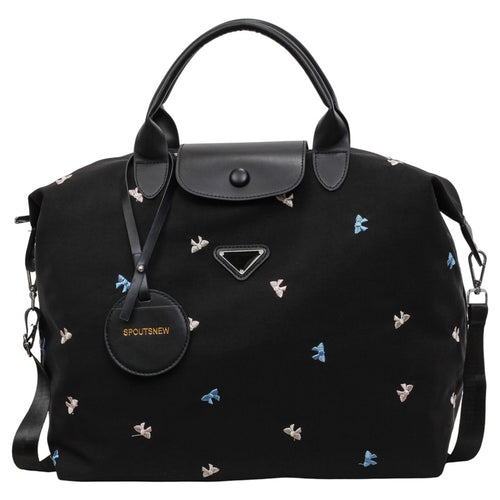 Stylish Embroidered Travel Handbag