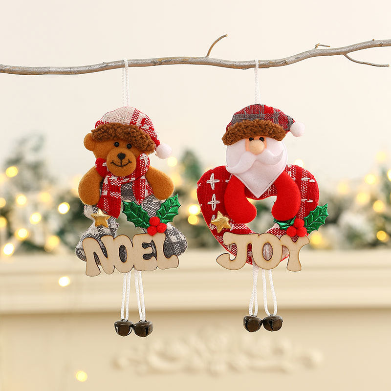 Decorative Christmas Snowman Wreath Bowlift