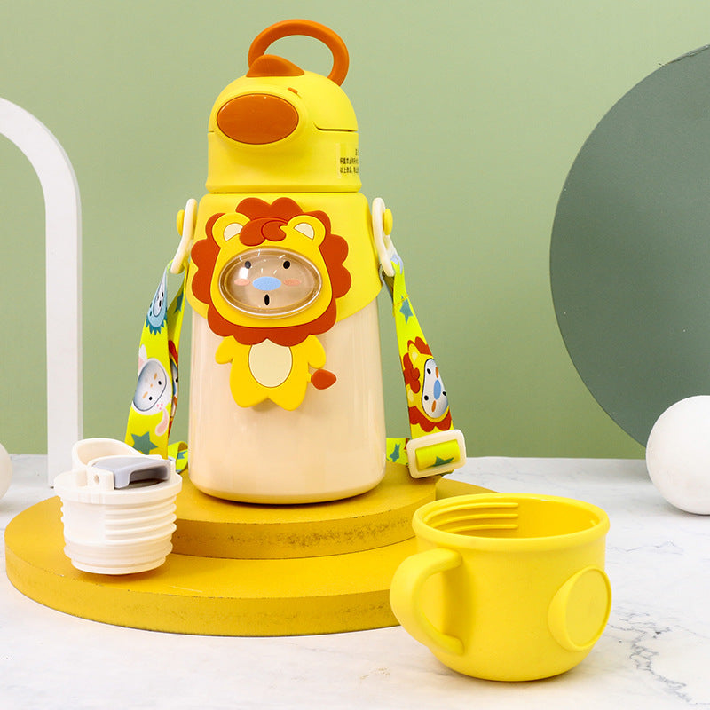 Ladies' insulated drinking bottle with funny animal design Bowlift