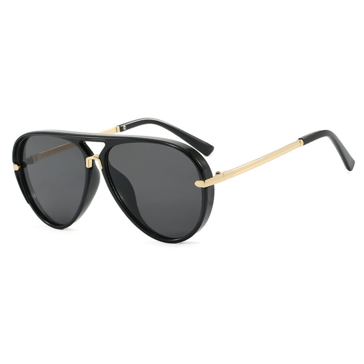 Women's fashion pilot sunglasses with elegant metal accents Bowlift