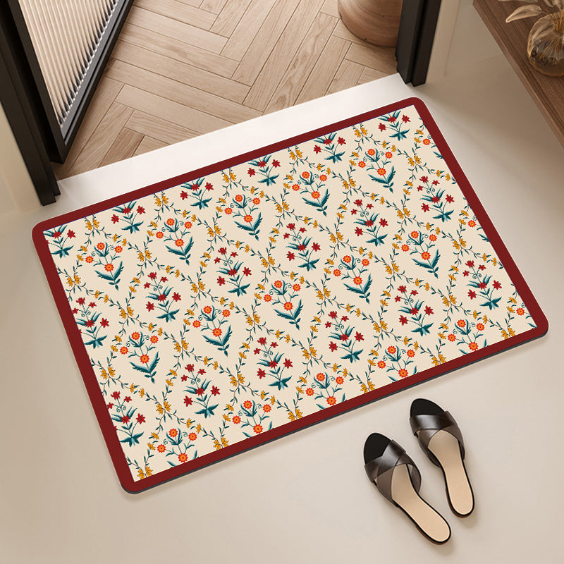 Geometric Pattern Decorative Floor Mat Bowlift