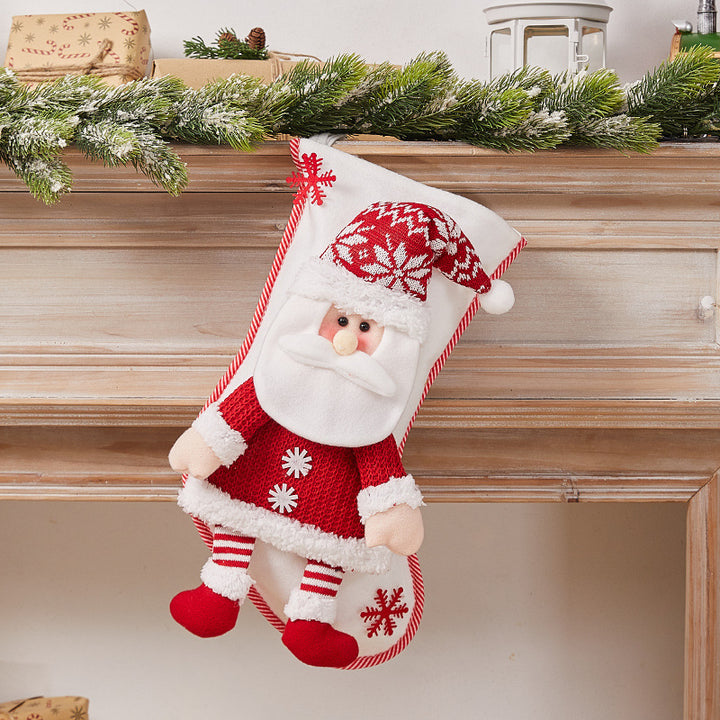 Festive Christmas stocking with nostalgic design Bowlift