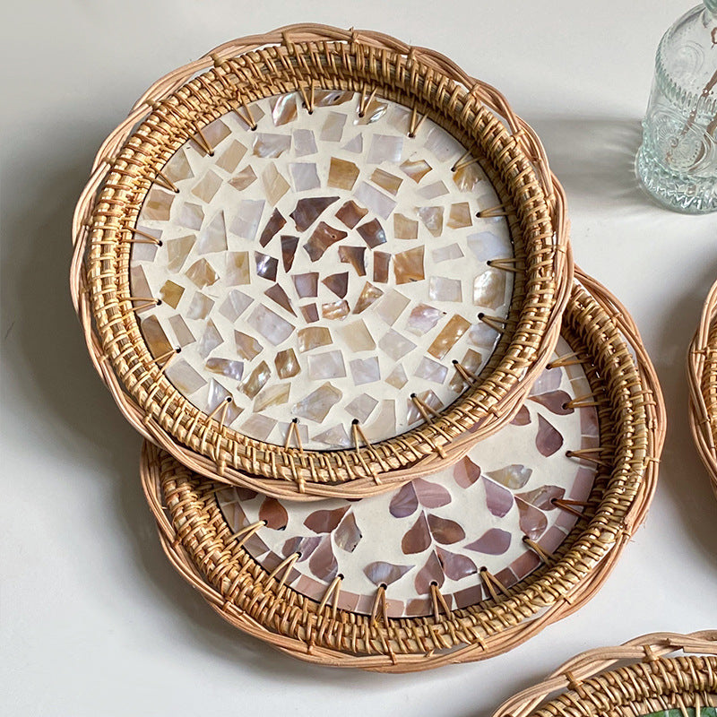 Decorative Mosaic Serving Plate Bowlift