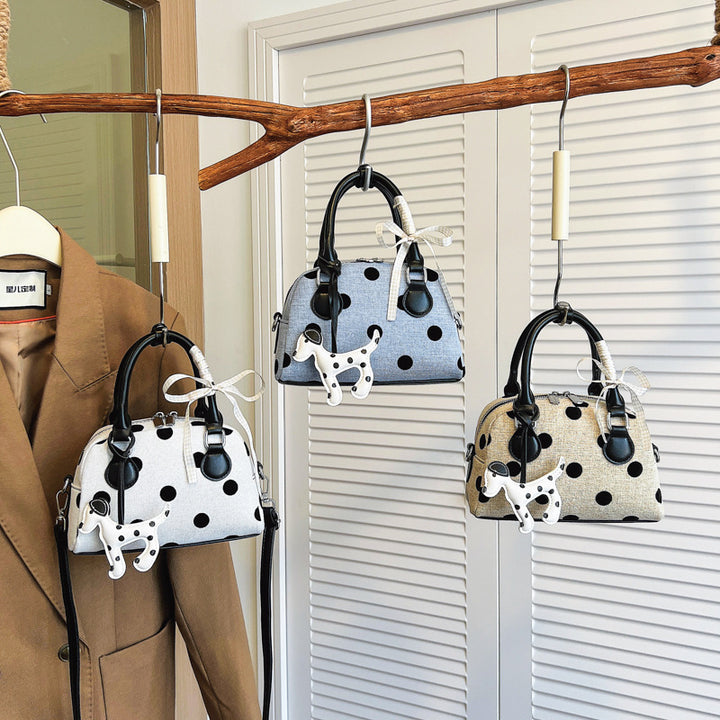Whimsical Polka Dot Mini Handbag Bowlift