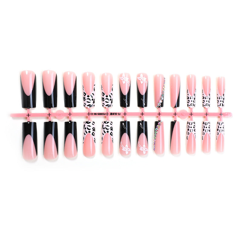 Artistic Press-On Nail Set with Creative Patterns Bowlift