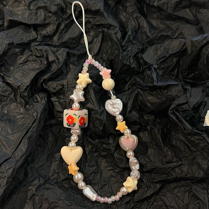 Colorful Beaded Charm Necklace Bowlift