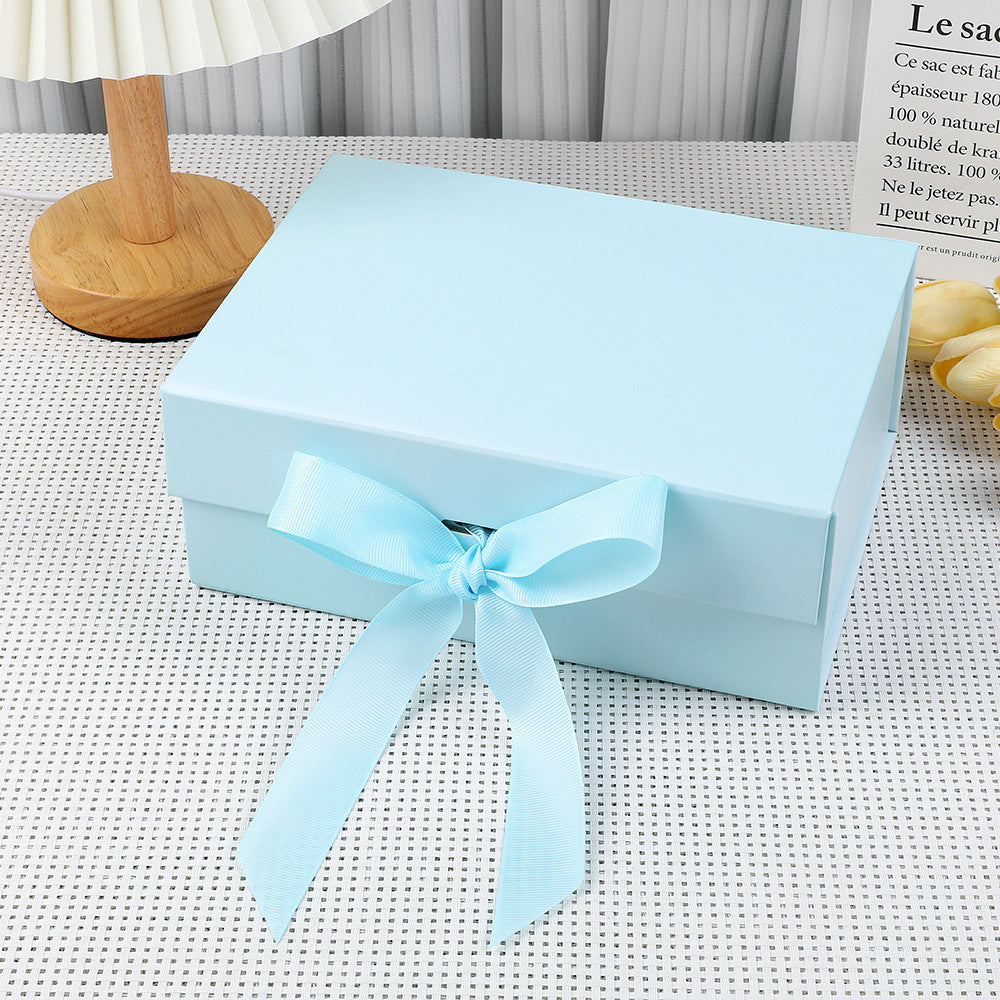 Premium magnetic gift presentation box with LED fairy lights and greeting card Bowlift