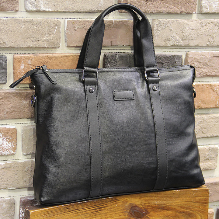 Elegant Tote Bag Made of High-Quality Leather Bowlift