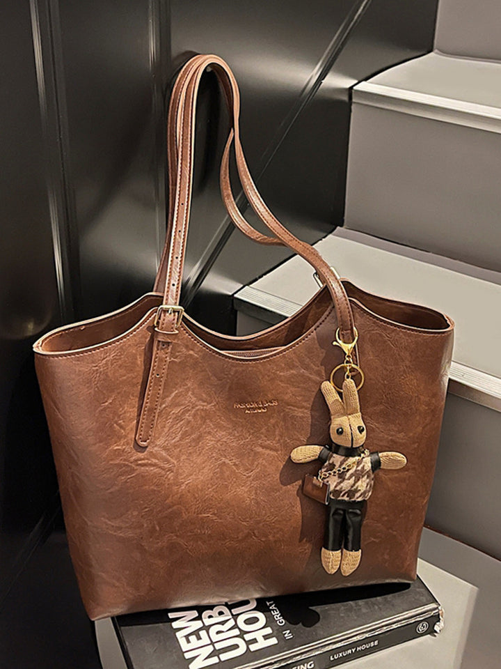 Premium Faux Leather Tote Bag Bowlift