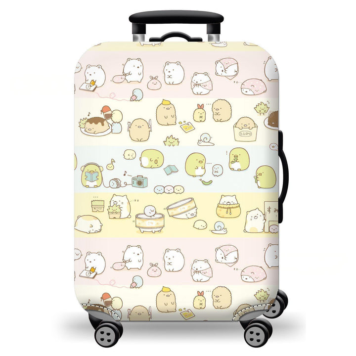 Unisex hard-shell suitcase with playful cat design Bowlift