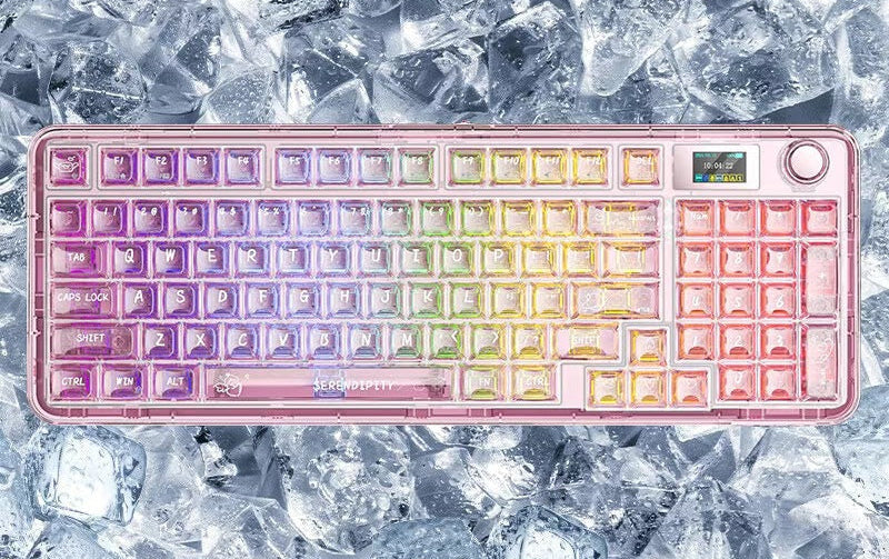 Transparent Mechanical Keyboard Bowlift