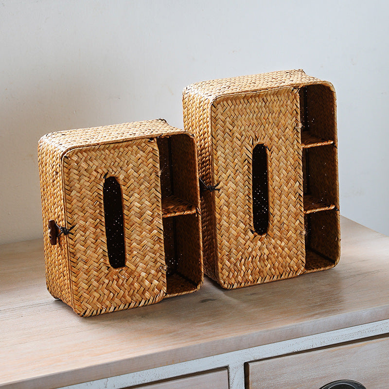 Artisan Woven Storage Box with Dividers Bowlift