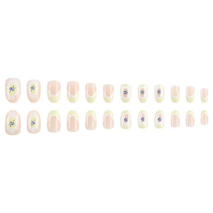 Elegant Press-On Nail Art Bowlift