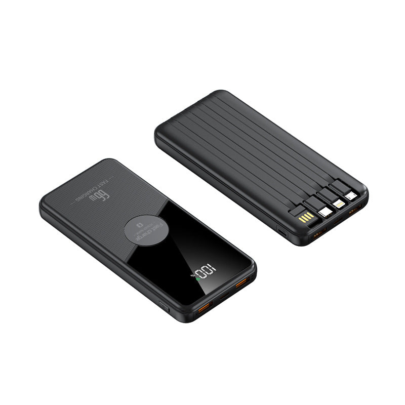 Powerbank with Integrated Digital Charging Display and Fast Charging Function Bowlift