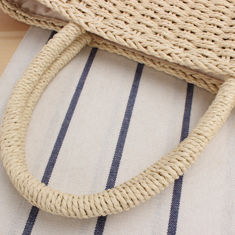 Handbag Made of Durable Natural Woven Material Bowlift
