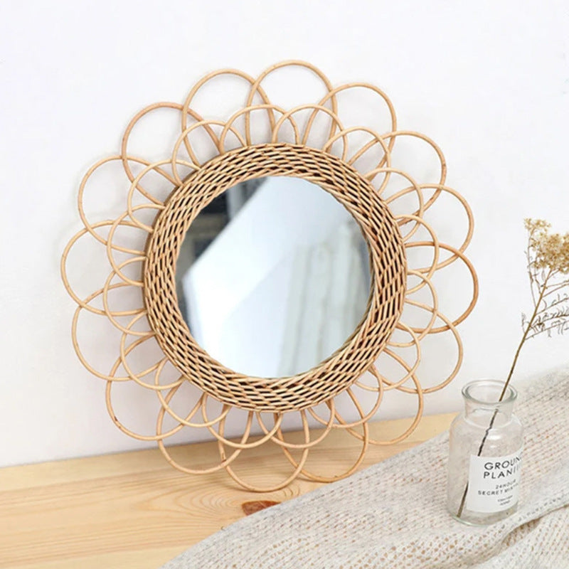 Decorative Wall Plate Made of Woven Rattan Bowlift