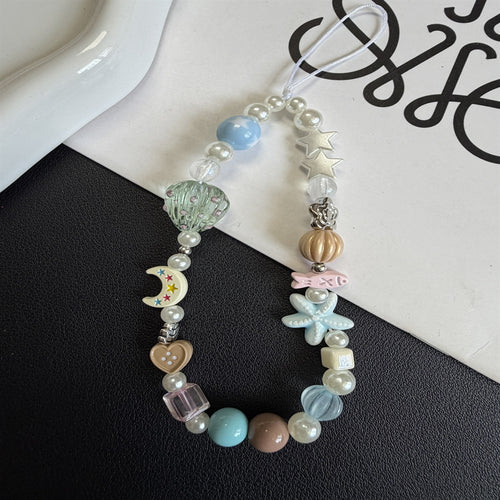 Coastal-Inspired Beaded Charm Necklace Bowlift