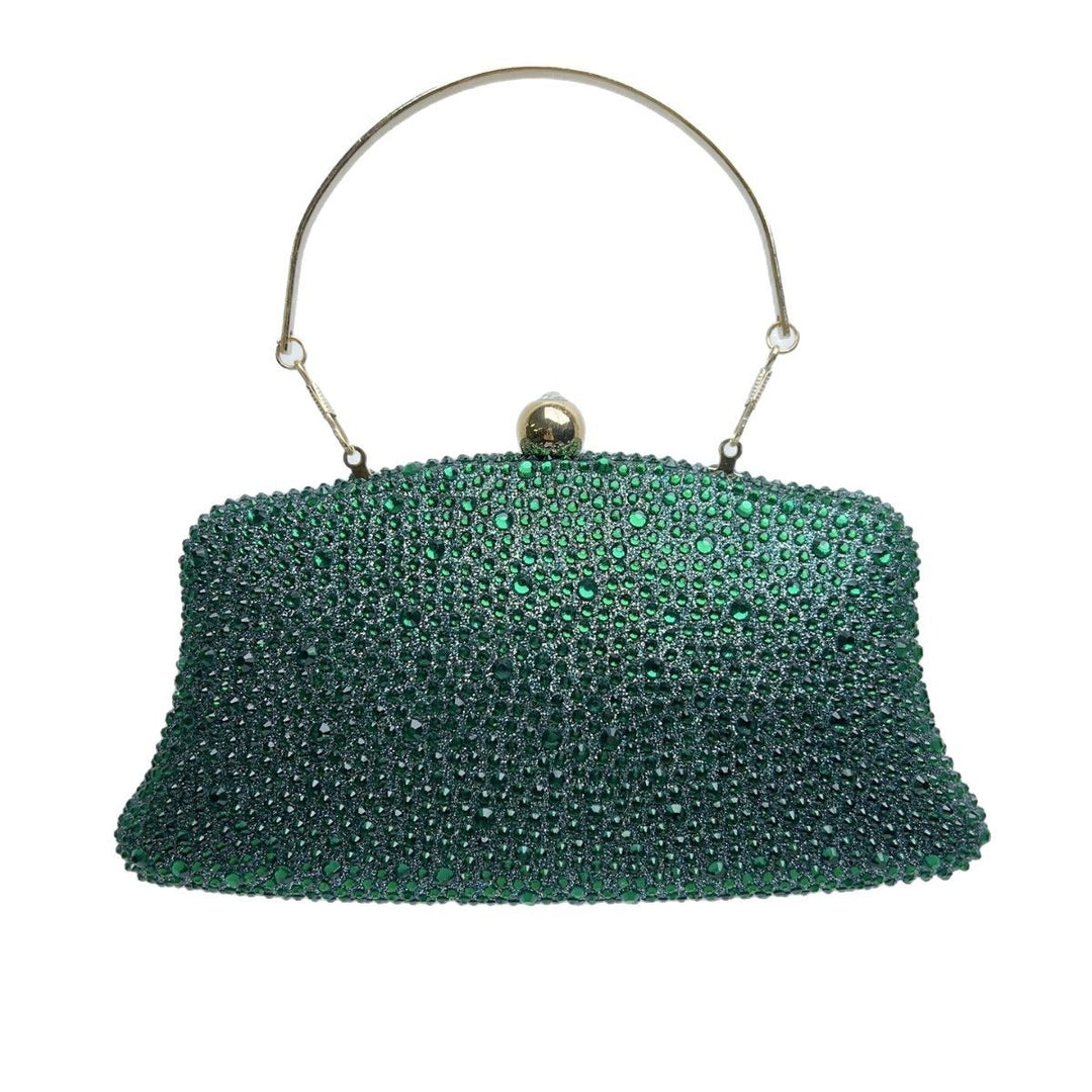 Rhinestone-Studded Evening Clutch