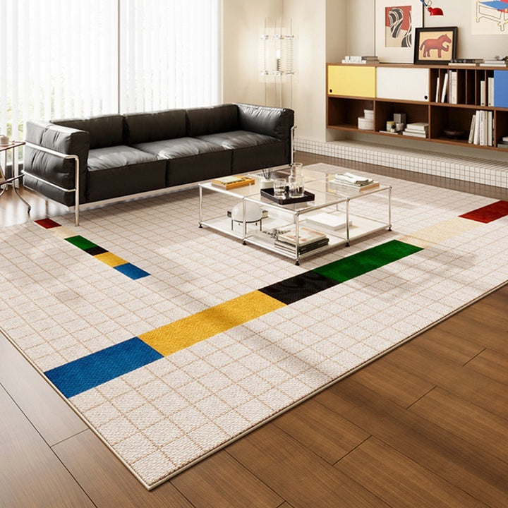 Modern Geometric Area Rug Bowlift