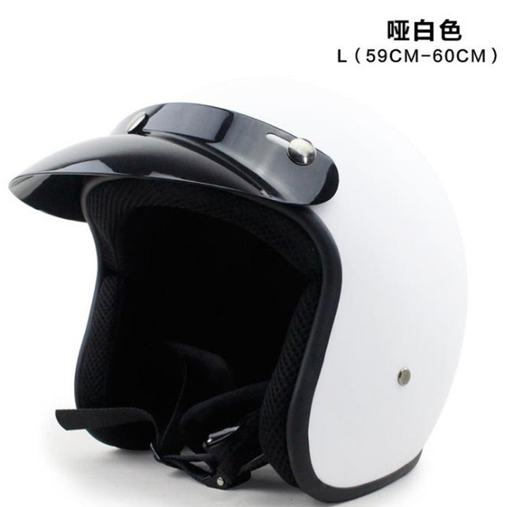Classic Open-Face Motorcycle Helmet Bowlift