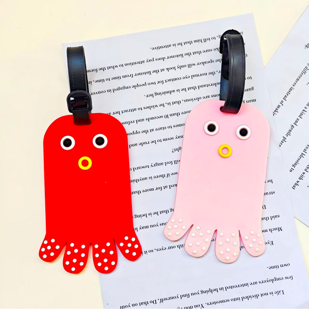 Unisex Cute Octopus-Shaped Luggage Tag Bowlift