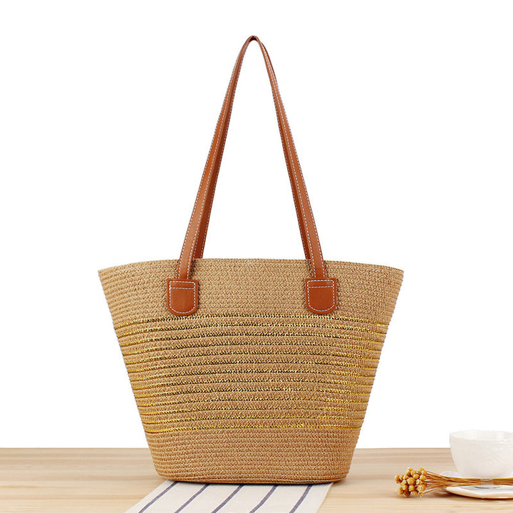 Beach bag with modern stripe design Bowlift