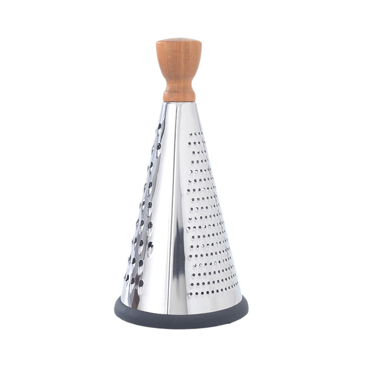 Ergonomic stainless steel kitchen grater with non-slip handle Bowlift