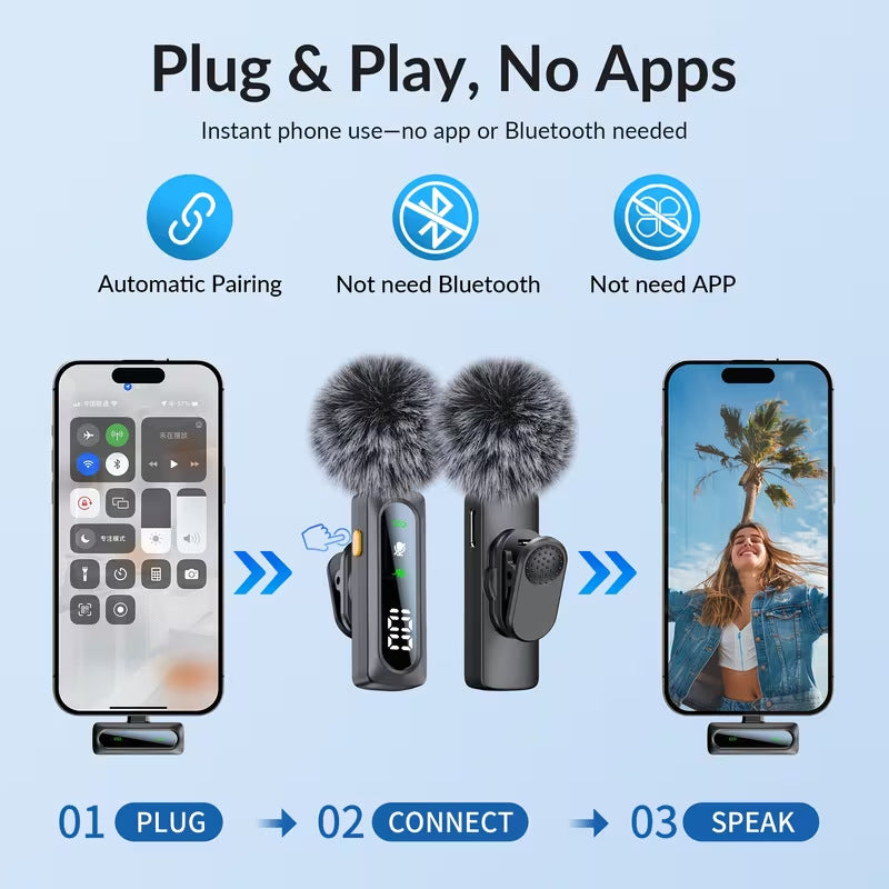 Wireless Lavalier Microphone Bowlift