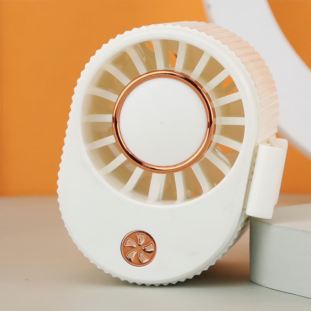 Women portable mini fan with adjustable tilt and USB connection Bowlift