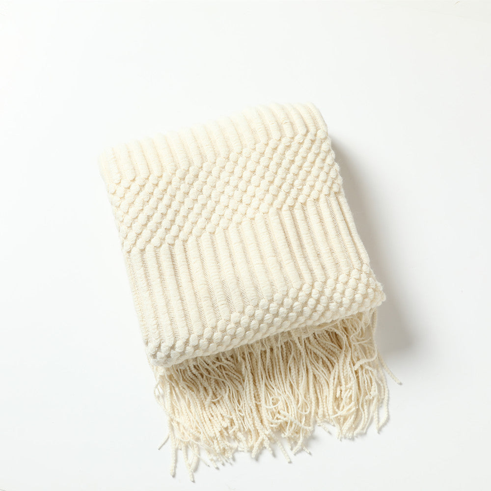 Textured Knit Scarf Bowlift