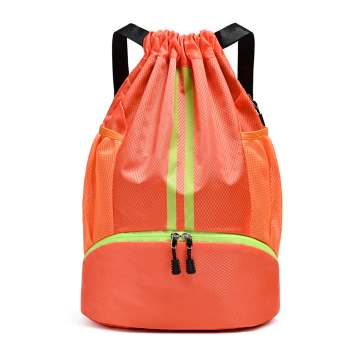 Mesh Drawstring Sports Backpack Bowlift