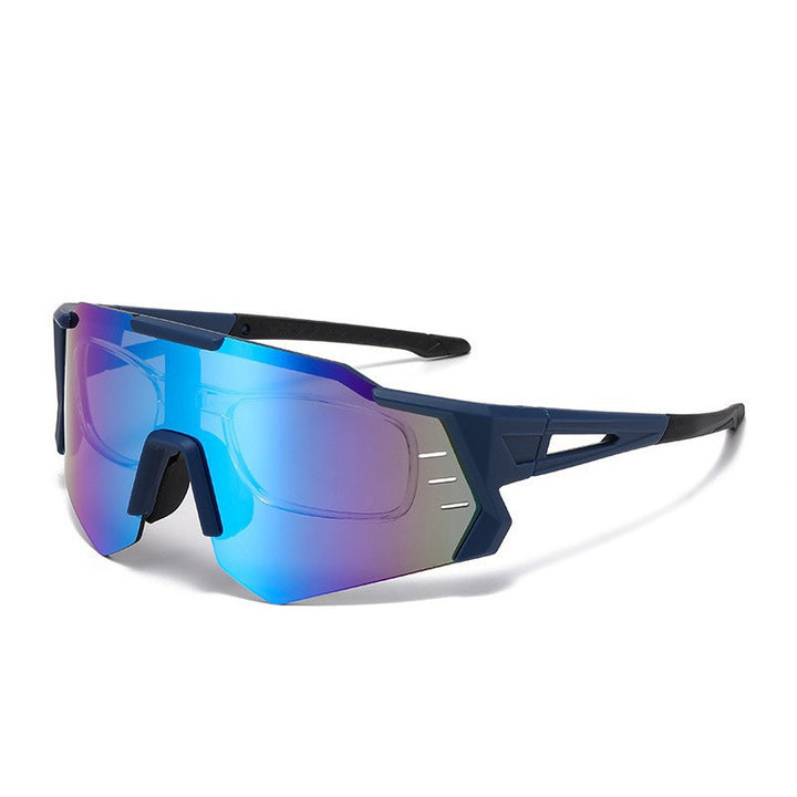 Women's Sporty Racing Sunglasses with Adjustable Nose Pad and High-Quality UV Protection Bowlift