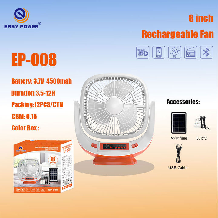 Ladies Solar-Powered Fan Bowlift