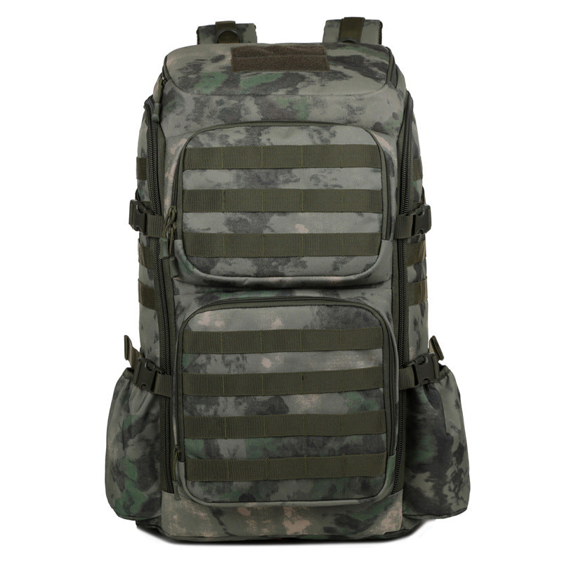 Tactical Camo Exploration Backpack Bowlift