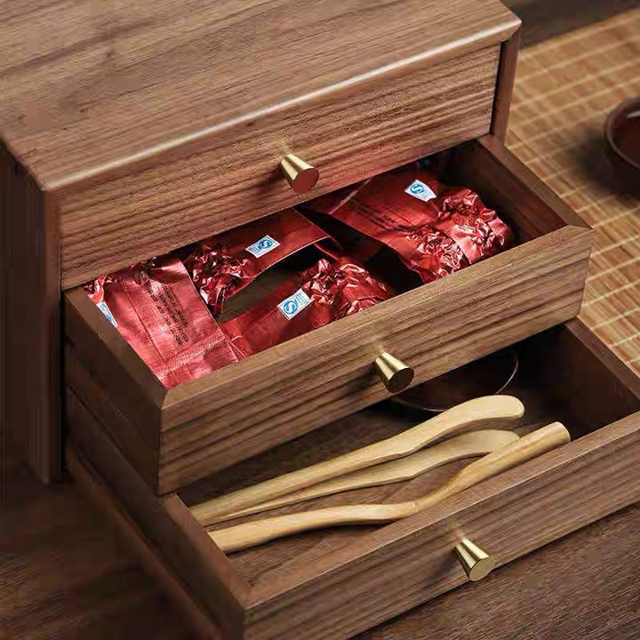 Wooden Drawer Storage Unit Bowlift