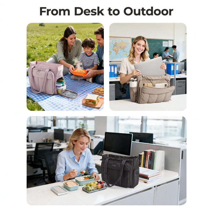 Multi-Functional Insulated Lunch Tote Bowlift