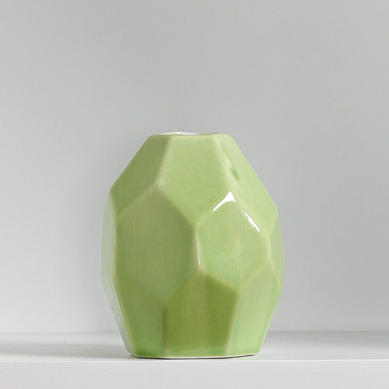 Geometric Modern Ceramic Vase Bowlift