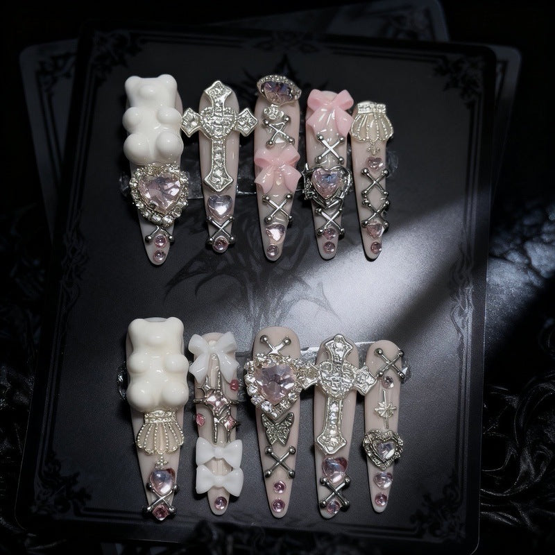 Decorative Gothic Nail Art Clips