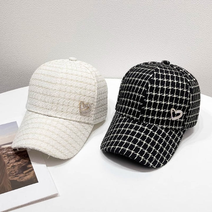 Women's Textured Fabric Baseball Cap Bowlift 1784084142