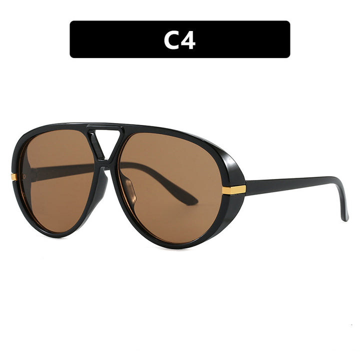 Women's fashionable large sunglasses with elegant frame and protective lenses Bowlift
