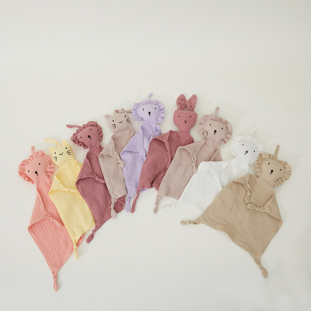 Soft Cotton Bunny Lovey Blanket Bowlift