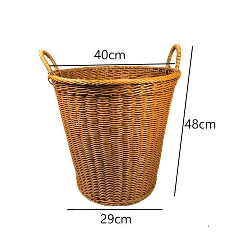 Large Decorative Woven Storage Bin Bowlift
