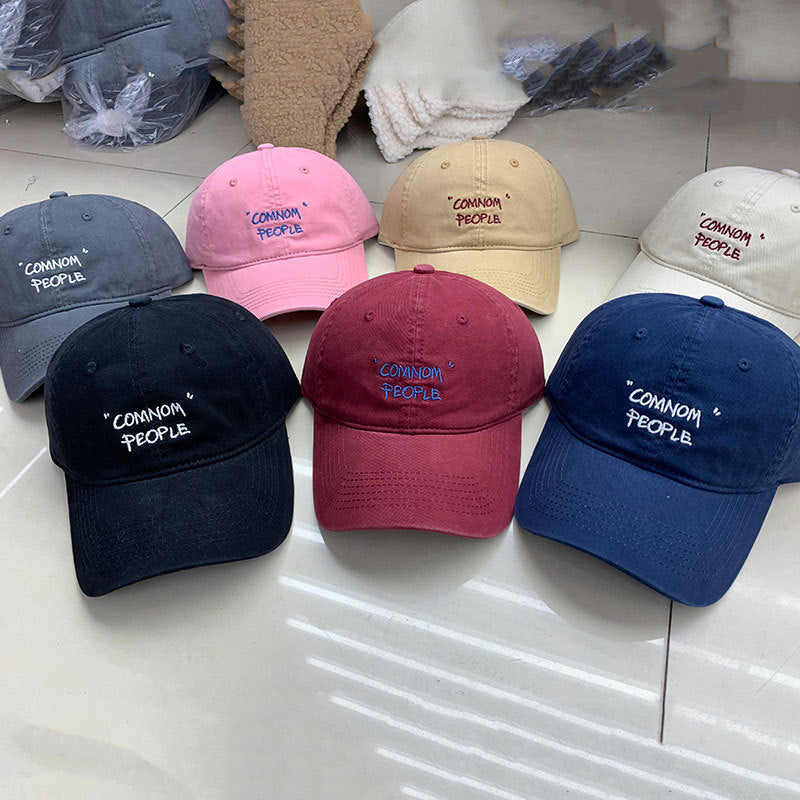 Men's Cotton Embroidered Baseball Cap Bowlift