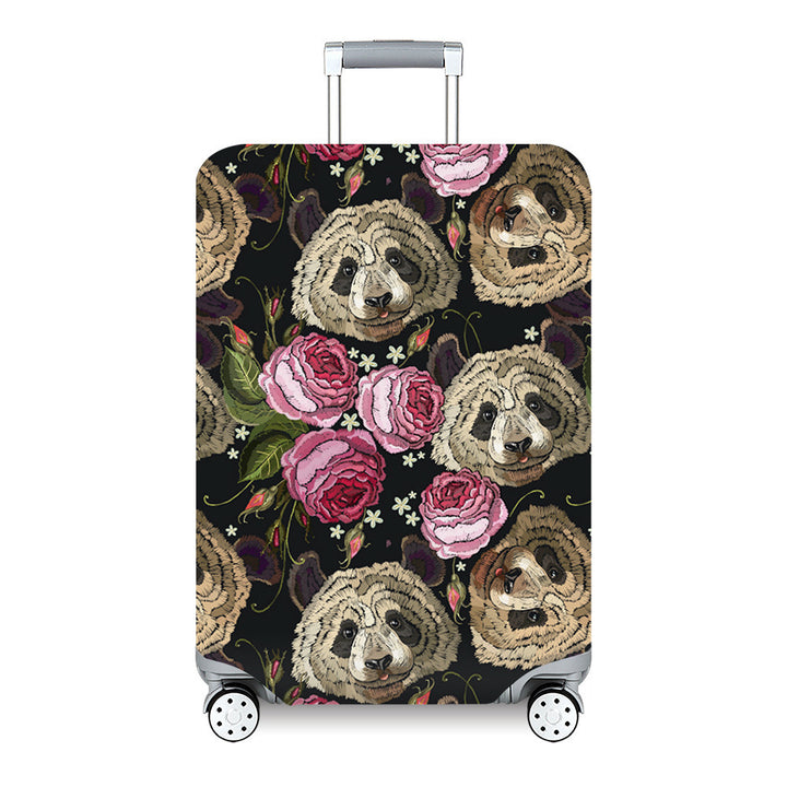 Women's Hard Shell Travel Suitcase with Custom Statement Design Bowlift