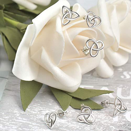 Elegant Interlocking Knot Stud Earrings Bowlift