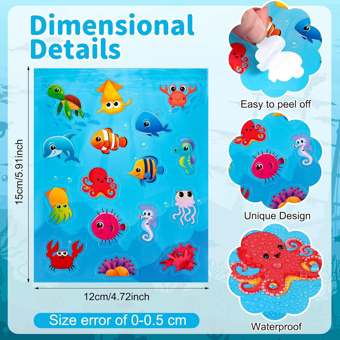 Ocean-Themed Sticker Set Bowlift