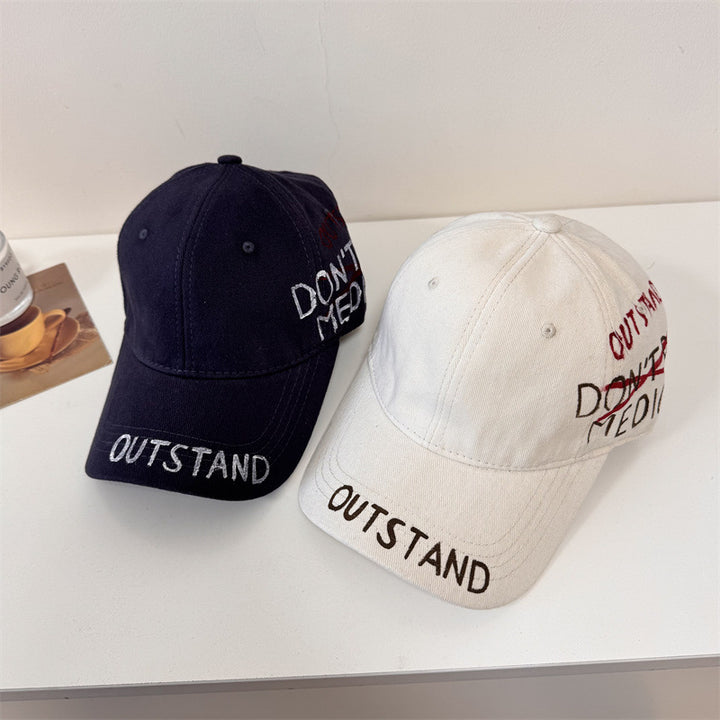 Men's Casual Cotton Embroidered Baseball Cap Bowlift