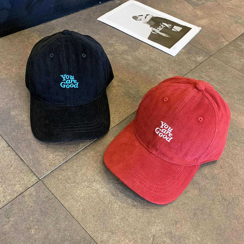 Men's Casual Distressed Message Baseball Cap Bowlift