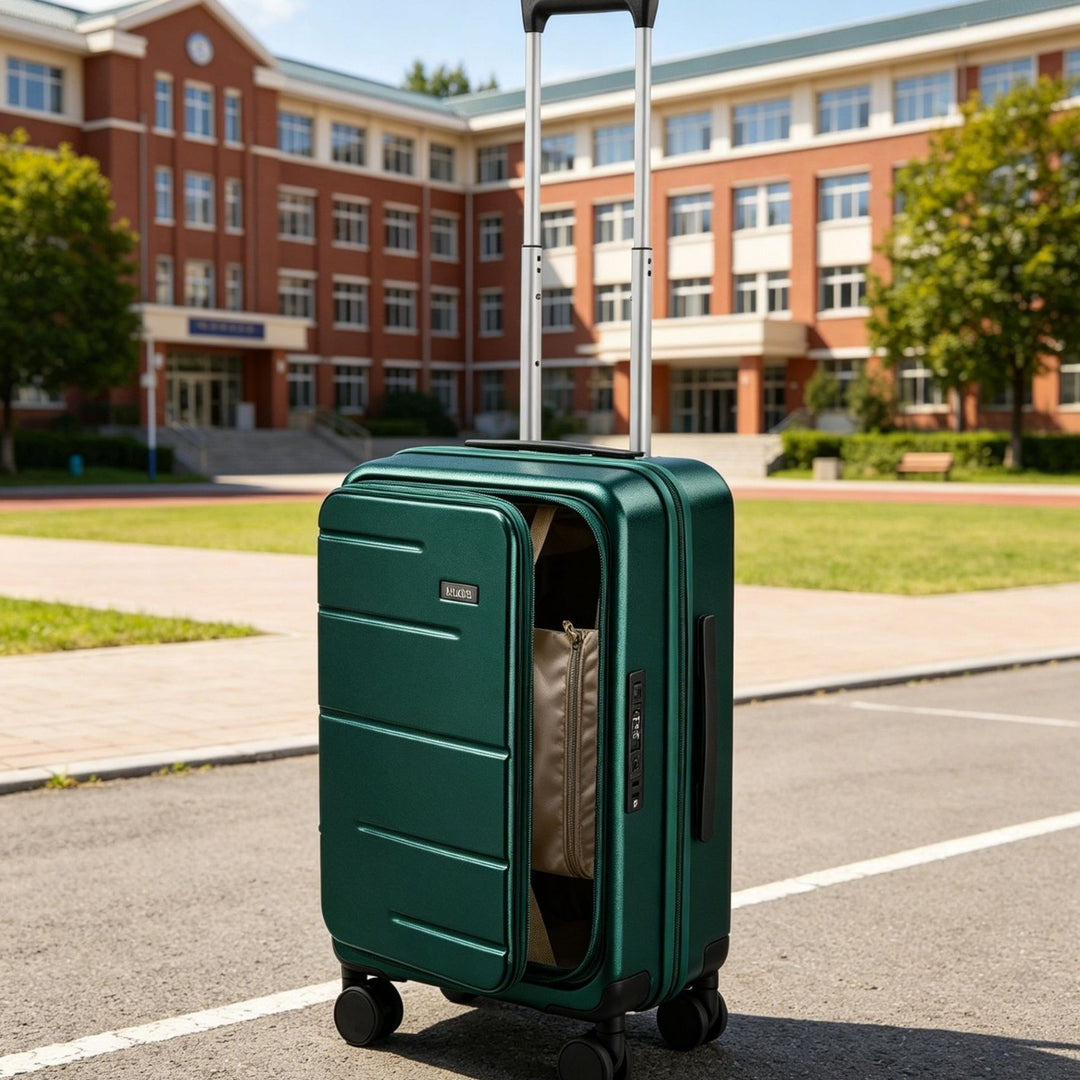 Unisex Durable Anti-Theft Hardshell Carry-On Suitcase Bowlift