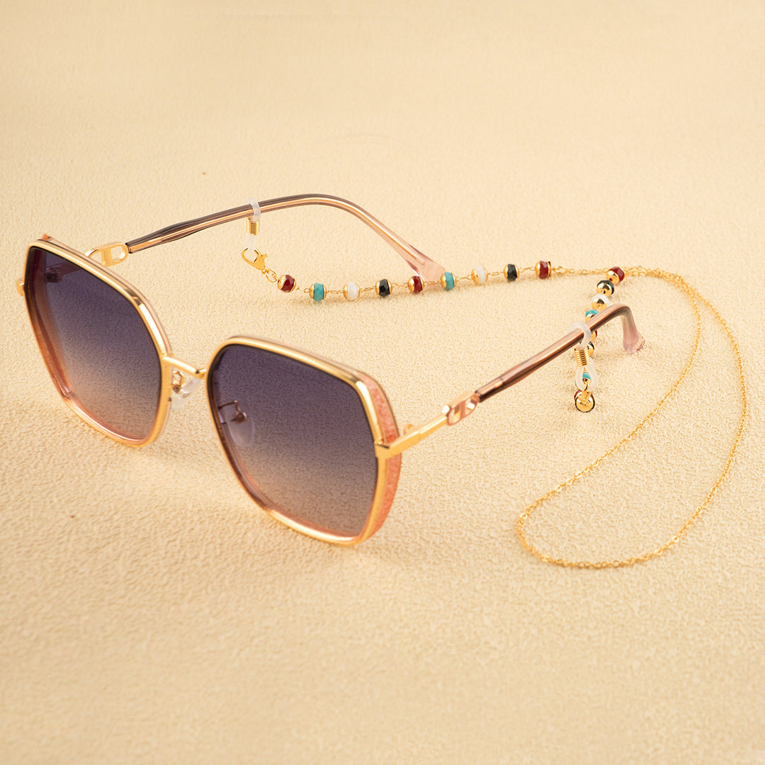 Colorful Crystal Decorative Eyewear Chain Bowlift